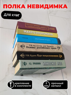 Полка невидимка для книг