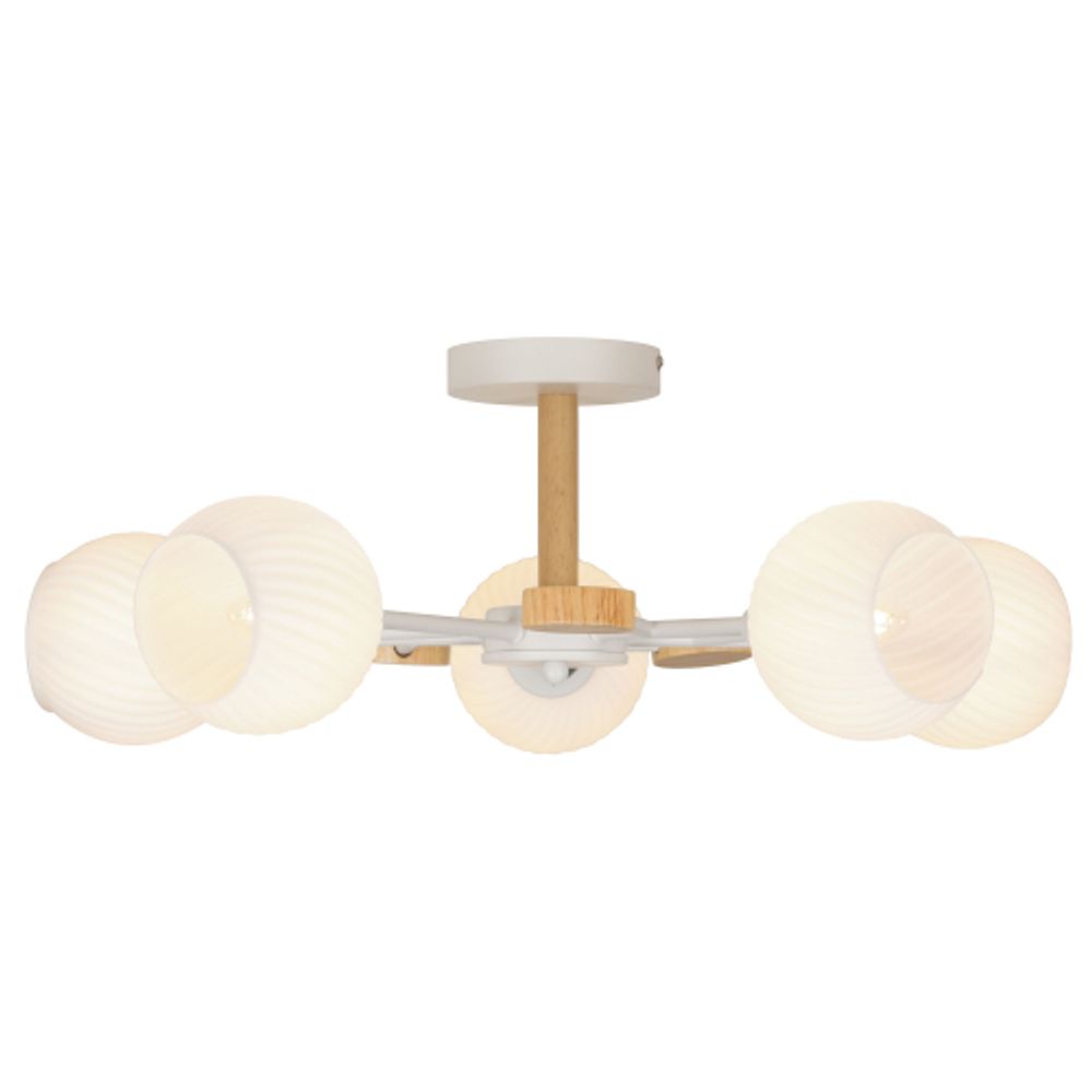 Люстра Rivoli Chiara 9180-305 5 х Е27 60 Вт модерн | Rivoli