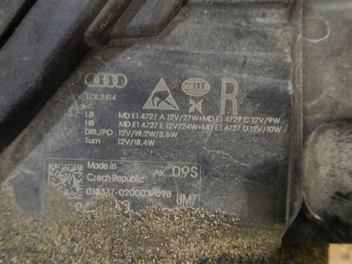 Фара правая Audi A6 5 C8 (2018-2023) LED