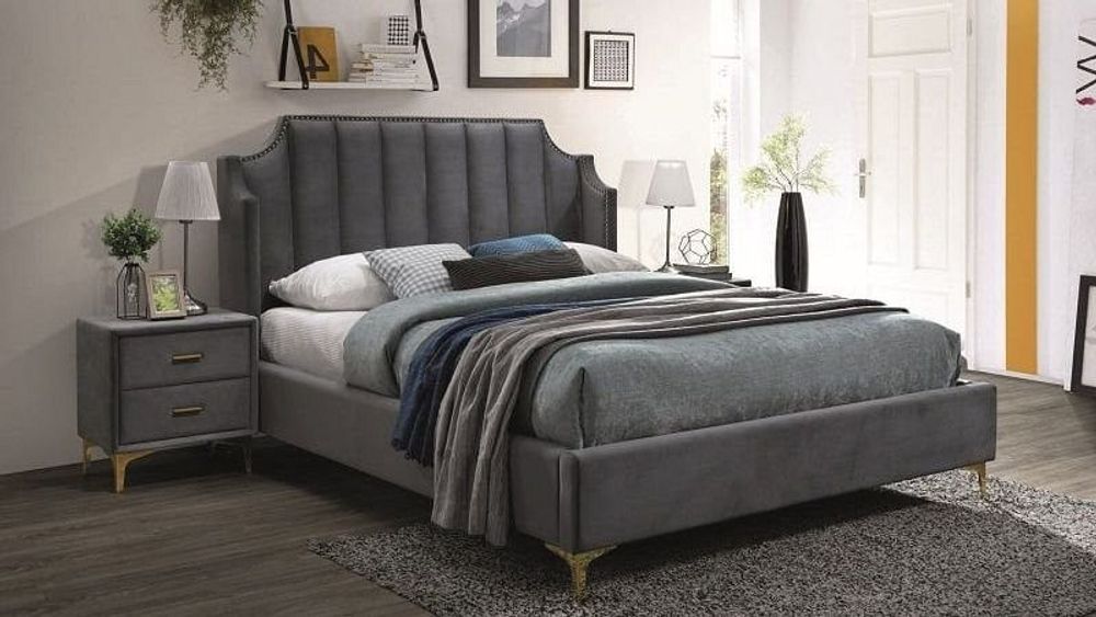 Кровать двуспальная Monako Velvet