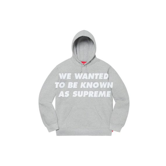 Supreme SS20 Week 1 Known As Hooded Sweatshirt