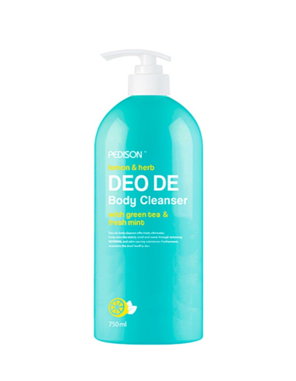 [Pedison] Гель для душа ЛИМОН и МЯТА Deo De Body Cleanser, 750мл
