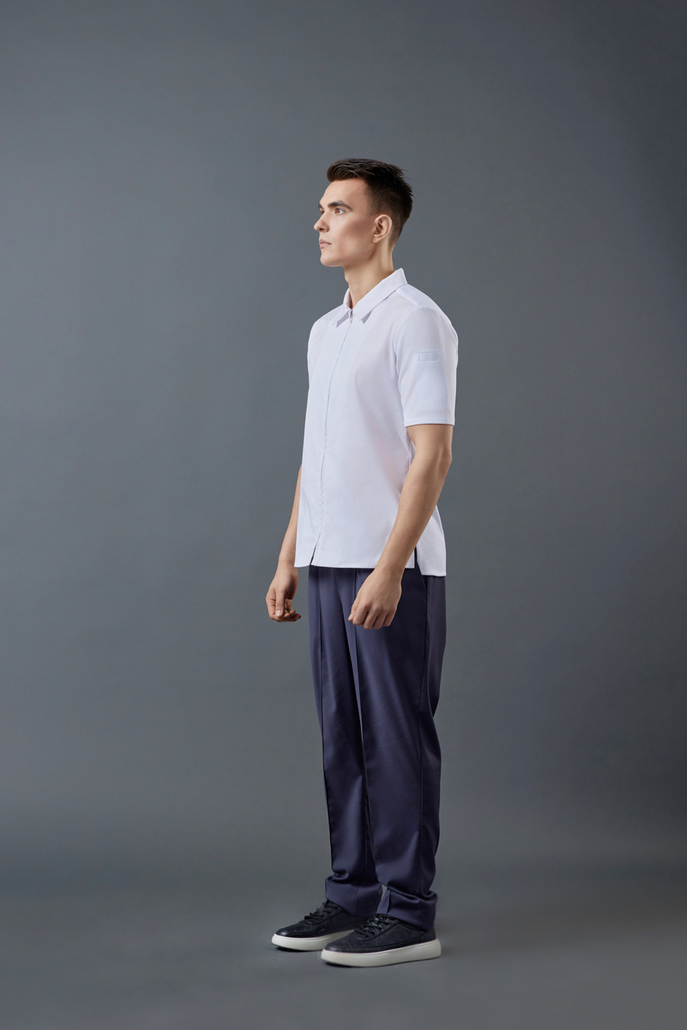 Китель ГЛАВНАЯ ЛИНИЯ белый мужской, короткий рукав