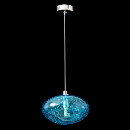Светильник подвесной Crystal Lux FORMLESS SP1 BLUE
