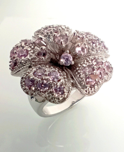 Кольцо ювелирное Эстерелла, серебро 925 пробы, с фианитами/Ф