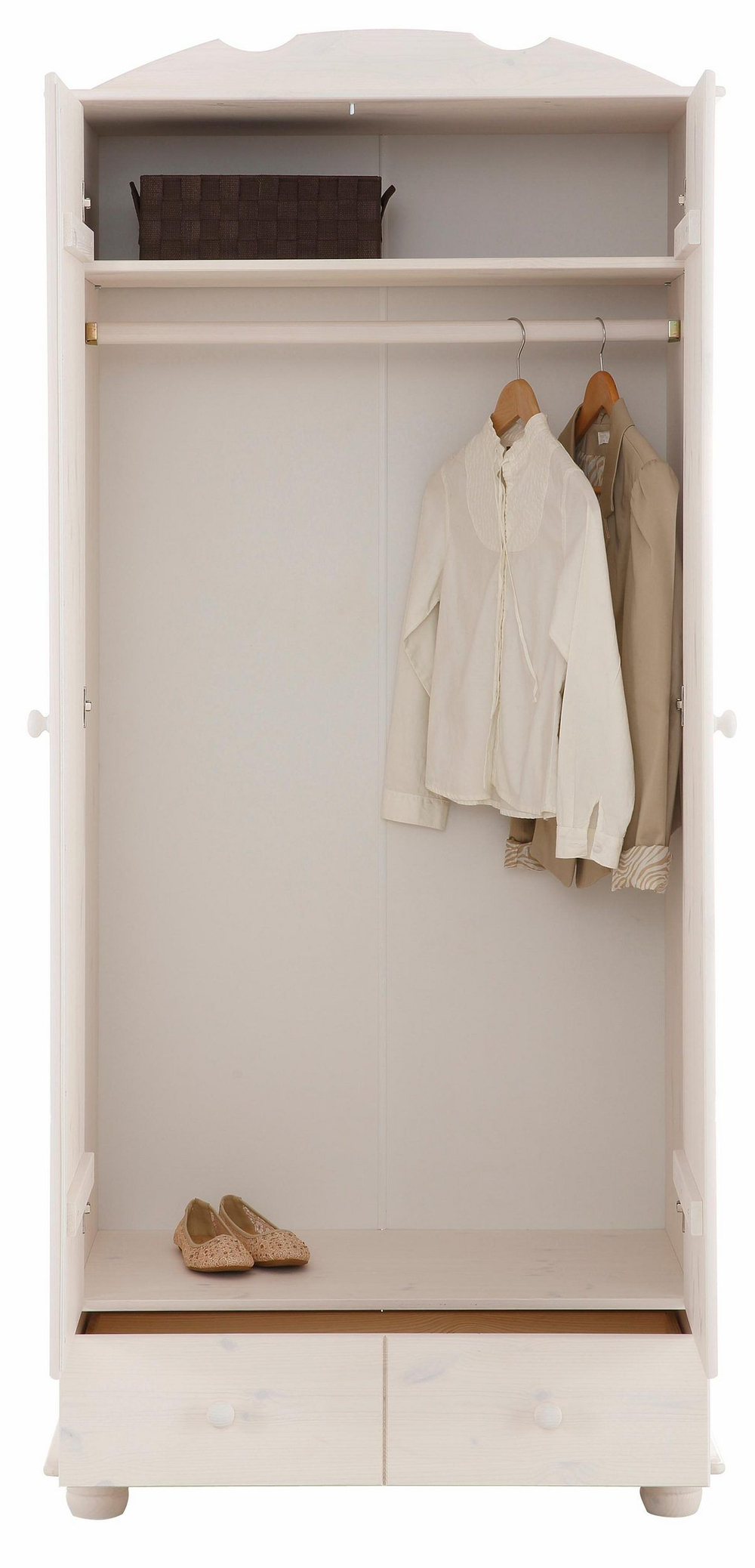 Шкаф Мелоди 2 двери, 2 ящика, деревянный