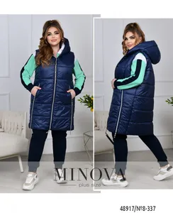 Костюм 8-337-ментол-синий Minova