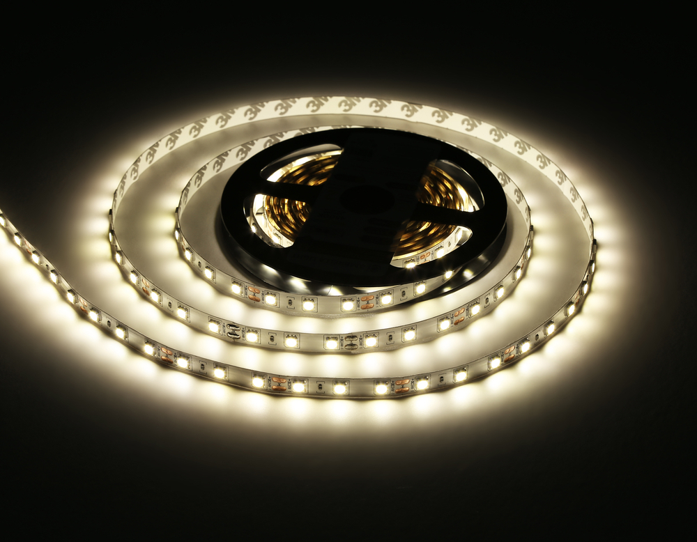 Светодиодная лента GS4002 5050 60Led/ 14.4W m/ 24V IP20 4500K 5m (2 конт.)