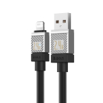 USB-A - Lightning Кабель Baseus CoolPlay Charging+Data 2.4A 1m - Black
