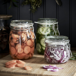 Банка для продуктов с крышкой IKEA KORKEN (КОРКЕН), Стекло, 1 л
