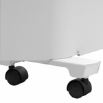 Конвектор электрический Denzel XCE-1000, 230 В, 1000 Вт, белый, сушилка, колеса, Х-элемент, 98130