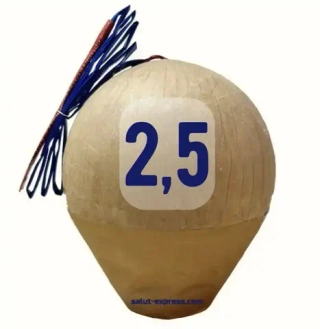 ШАР 2,5 СЕРЕБРЯНАЯ ХРИЗАНТЕМА
