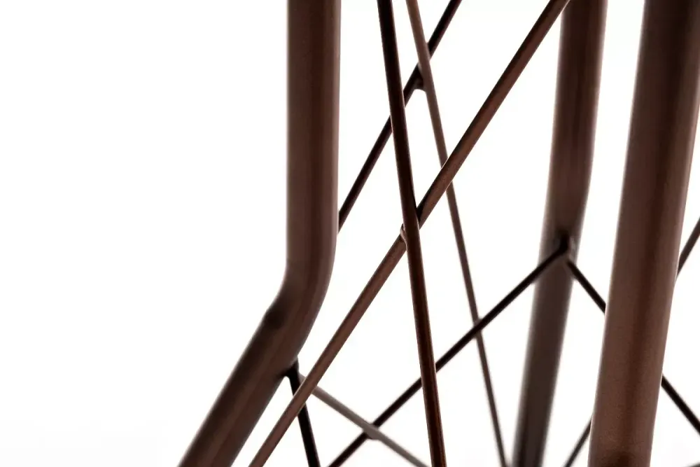 "Конте" интерьерный стол из HPL круглый Ø70см, цвет "дуб"