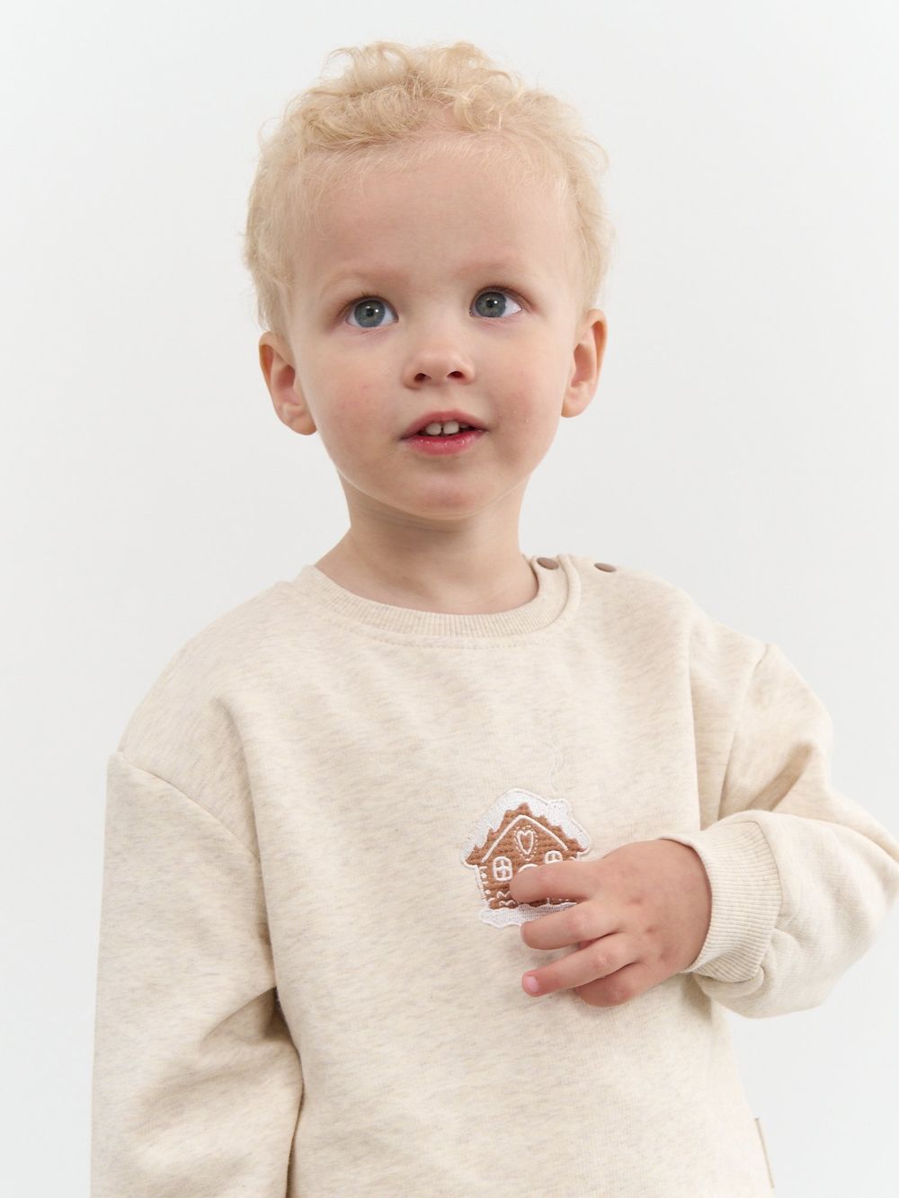 Свитшот "Ванильный пудинг" утепленный 0+