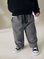 Толстовка с капюшоном и брюки в комплекте для мальчика Next B83-712, Черный, Серый