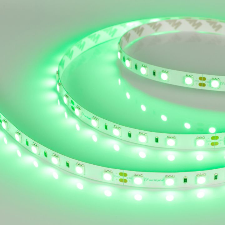 Светодиодная лента Arlight 14,4W/m 60LED/m 5060SMD зеленый 5M 008818(2)