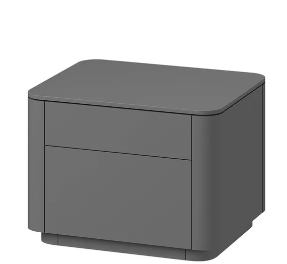 Тумба прикроватная Tammi 2 ящика ширина 50 см (серый)