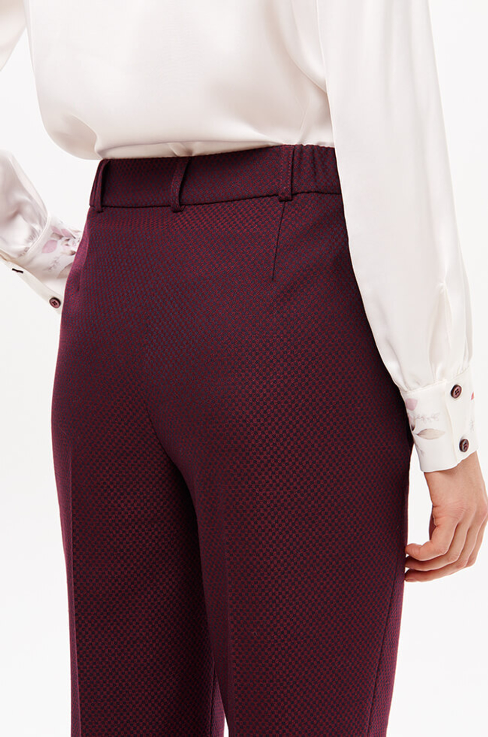 31201 Брюки женские (бордо)