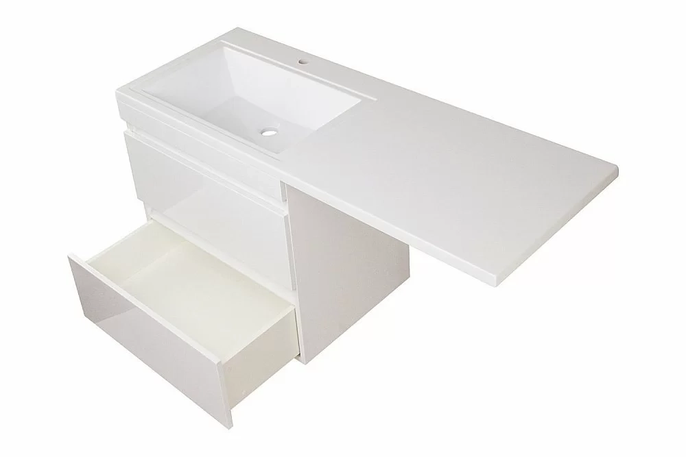 Тумба с раковиной Style Line Даллас 130 подвесная