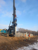 Услуги сваебойной установки КБУРГ-16 / бурение