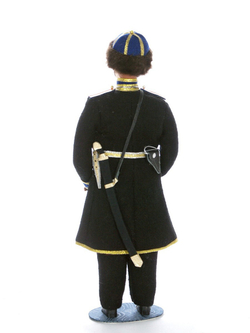 Кукла коллекционная Обер-офицер казачьей батареи.