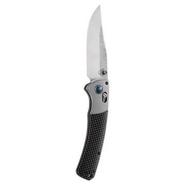 Складной нож Benchmade CU15080-SS-S90V Crooked River c клинком из стали CPM-S90V, рукоять алюминий / карбон