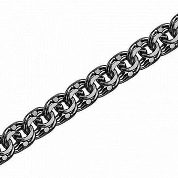 Цепочка Бисмарк. Черненая. 5 мм