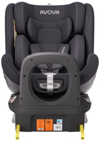 Автокресло Avova Swan Fix i-Size 0-1-2 (40-125 см, 0-25 кг) Koala Grey, темно-серый
