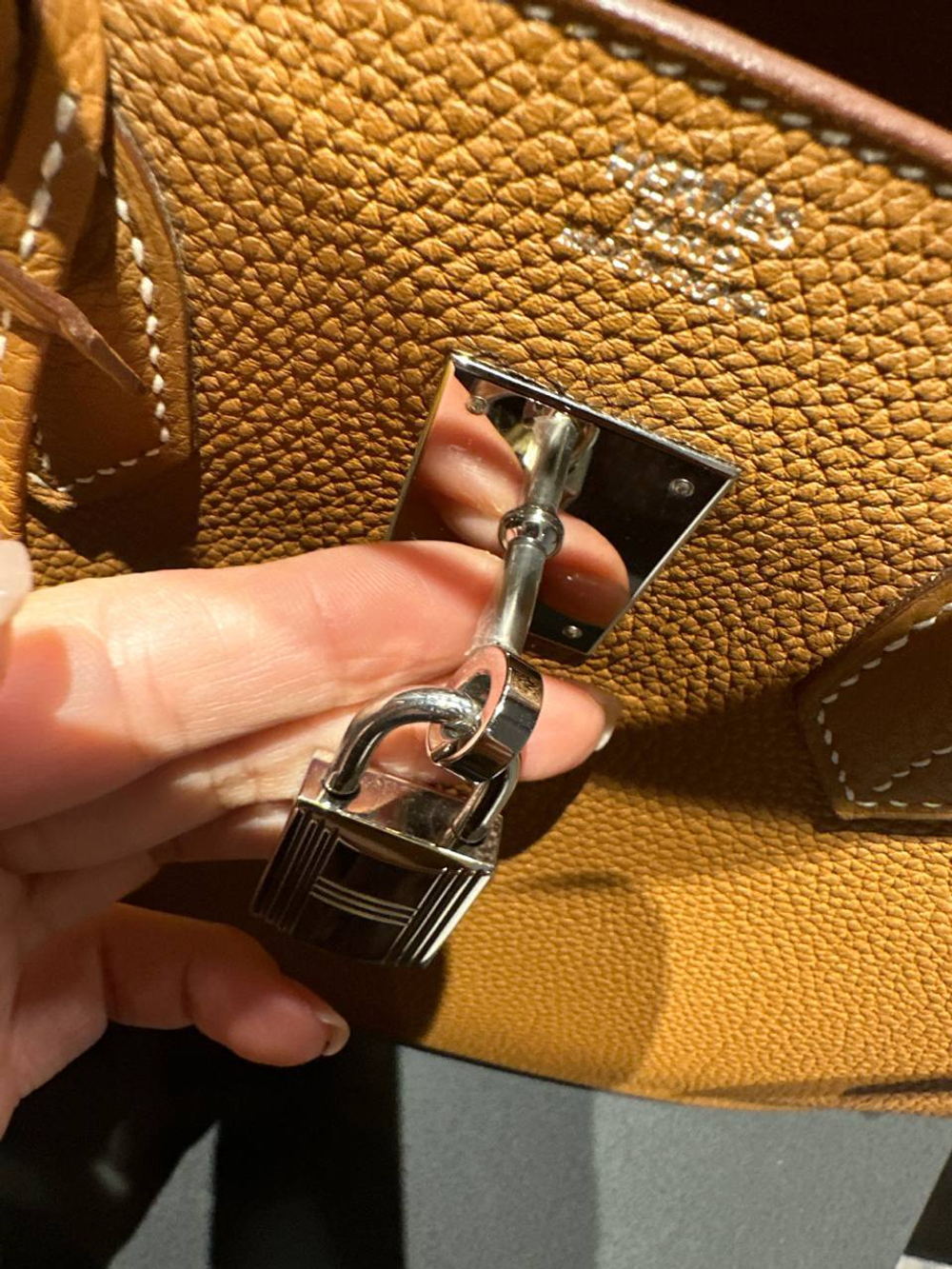 Сумка Hermes Birkin 30 Gold Togo