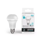 Лампа Gauss LED Elementary R63 8W E27 650lm 4100K  63228