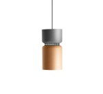 Pendant design lamp  ASPEN S17 by B.Lux (Grey+Orange)