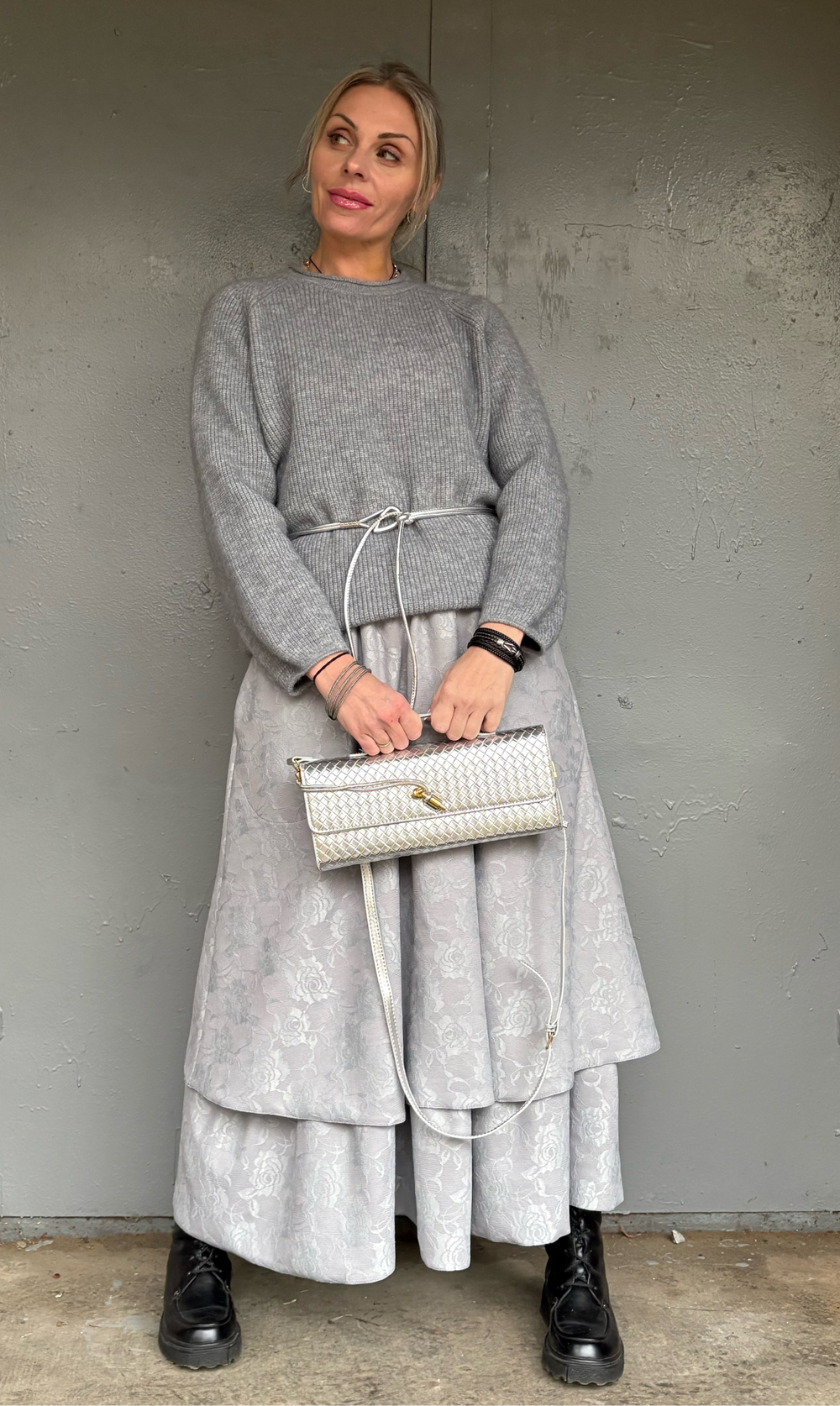 Клатч /серебряный