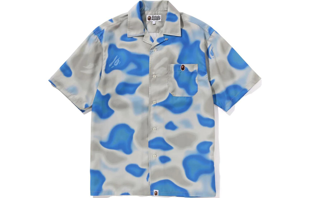 A Bathing Ape Bathing Ape Liquid Camo One Point Shirt