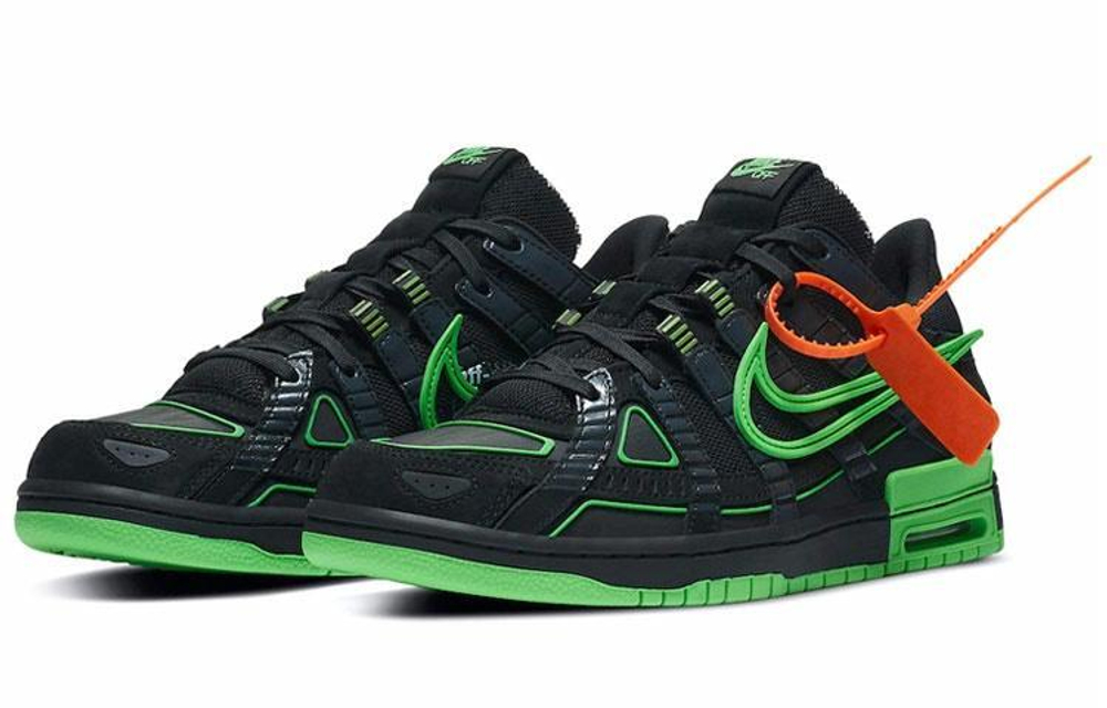 Кроссовки Off-White X Nike Rubber Dunk "Green Strike"