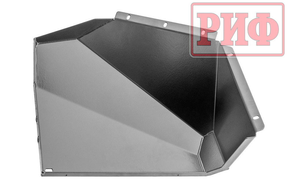 Бампер силовой передний Mitsubishi Pajero Sport 2015-2020 с доп. фарами (арт. B0205) и защитой бачка омывателя РИФ