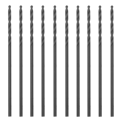 Сверло по металлу, 1 мм, полированное, HSS, 10 шт цилиндрический хвостовик Matrix