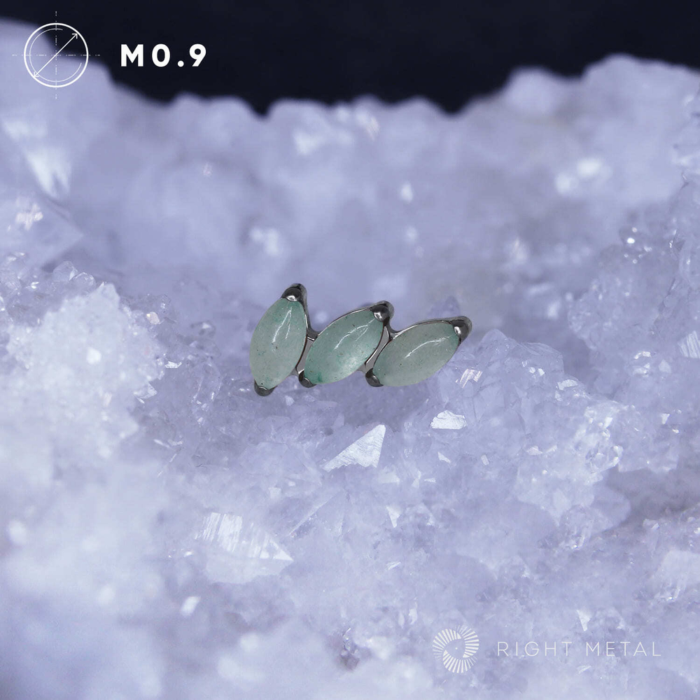 3K Plume Green Aventurine