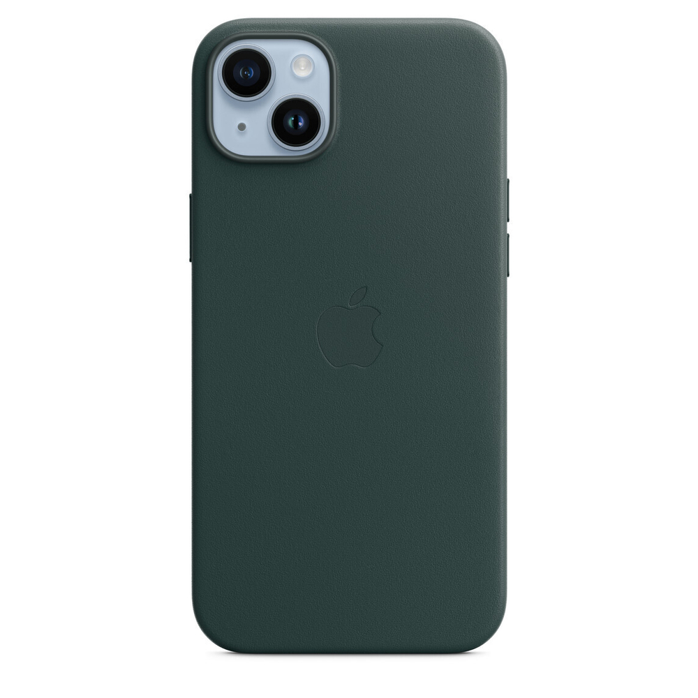 Кожаный чехол с поддержкой MagSafe Apple Leather Case для iPhone 14 Plus