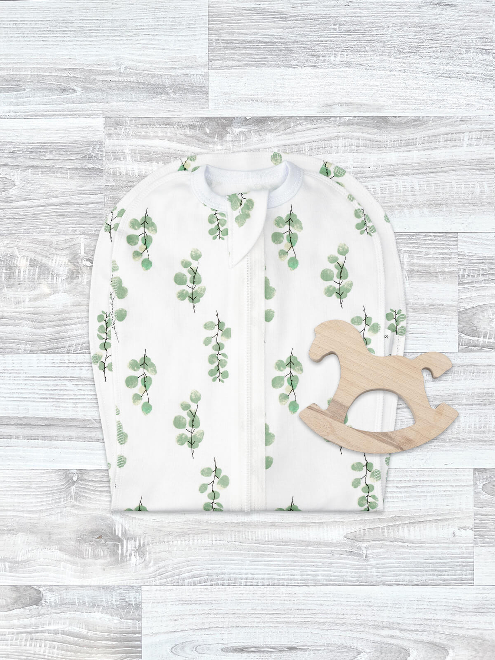 Пелёнка-кокон Mjölk Эвкалипт, уценка