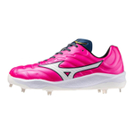 Mizuno Low Top Upper Height Baseball Shoes Men"s Pink