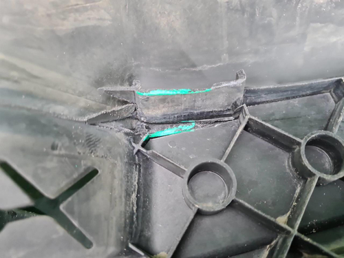 Воздуховод радиаторов нижний BMW X5 G05 (18-23)