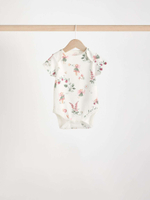 Боди с коротким рукавом для малышей Next K79-556, 5 шт., Белый, Розовый