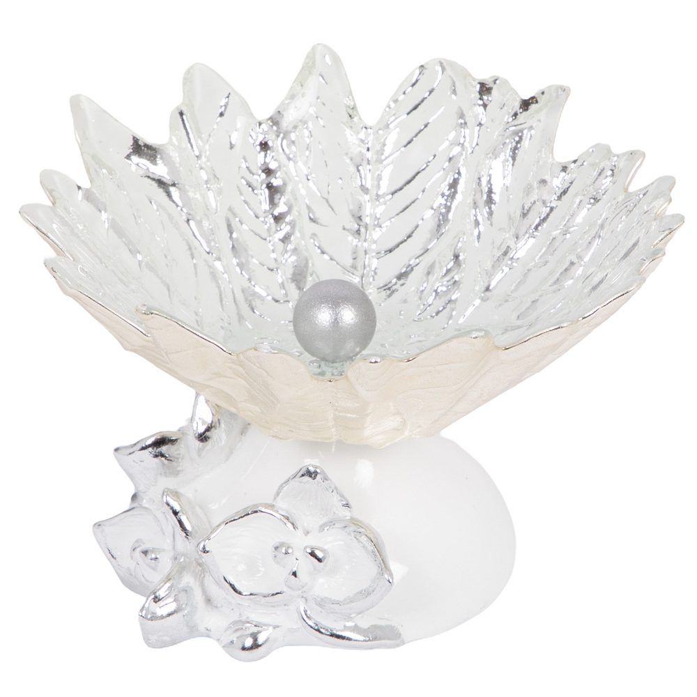 Фруктовница-конфетница Орхидея Лайм Серебро