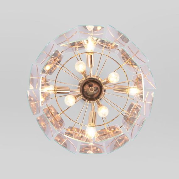 Подвесная люстра Eurosvet Claire 60170/8 золото Smart