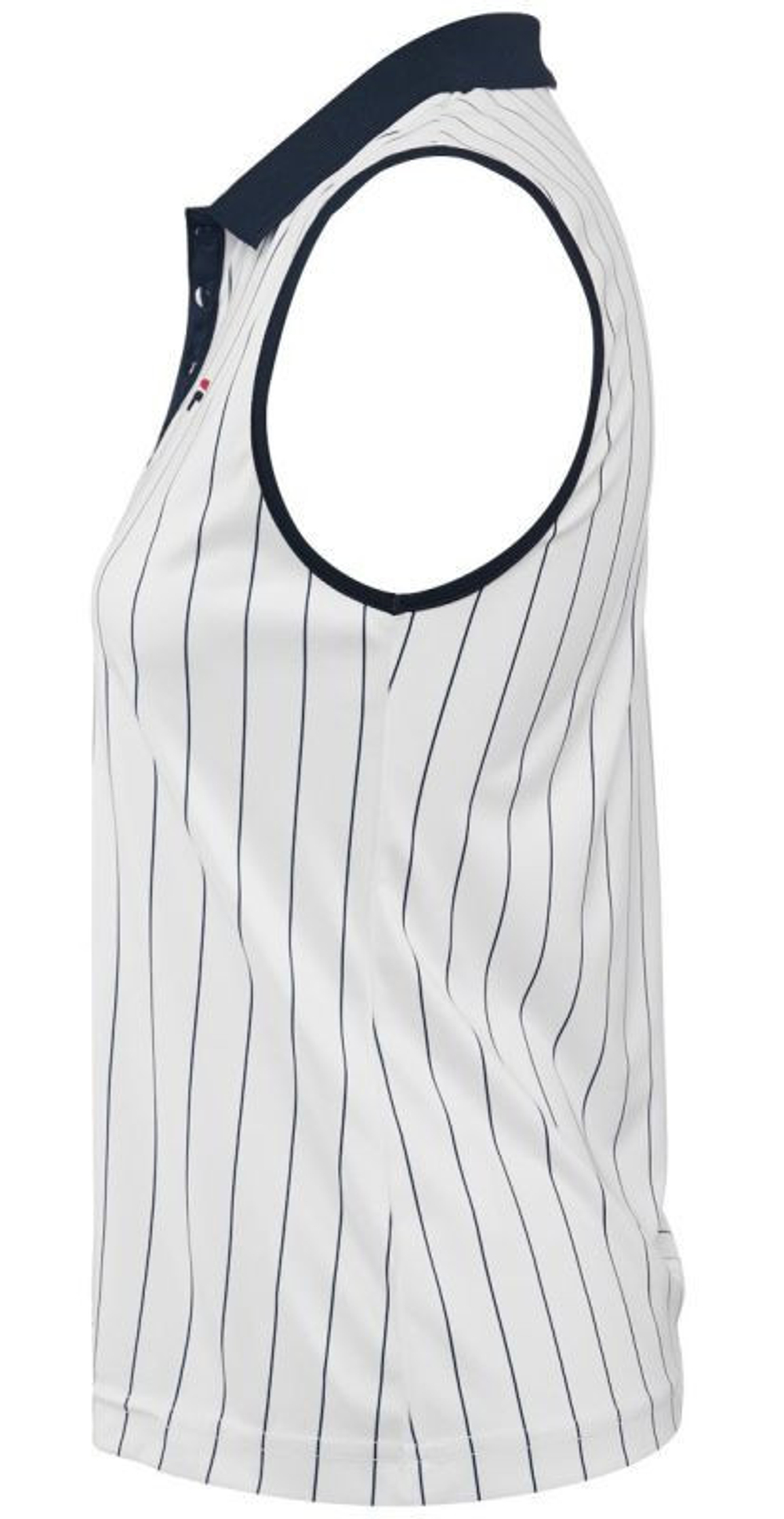 Женское поло Fila American Polo "Pia" W - white/stripes