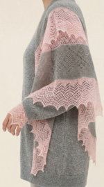 Оренбургский пуховый платок-паутинка АИ100-06/03