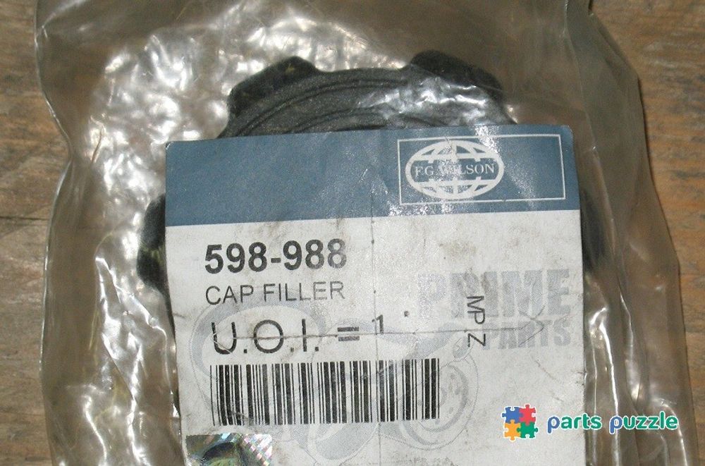 Крышка топливного бака / FILLER CAP 2&quot; BSP BLACK PLASTIC АРТ: 598-988