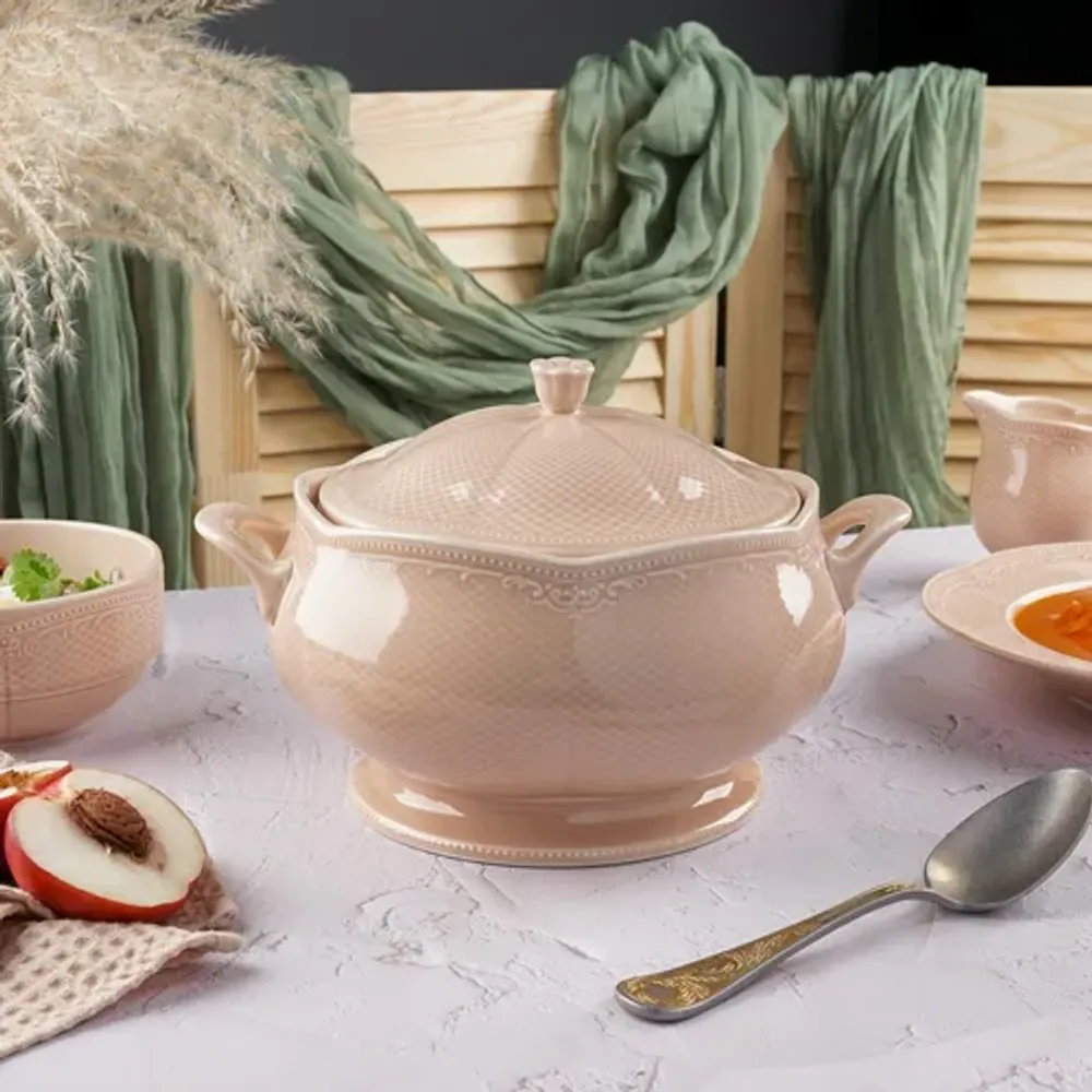 Супница 2,2 л d 22 см h12,5 см Aristocrat Peach Tea Noble [1]