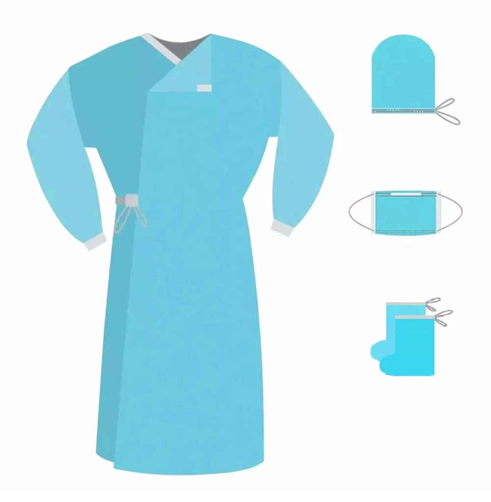 Комплект одежды хирургический КОХ-01 стерильный Инмедиз