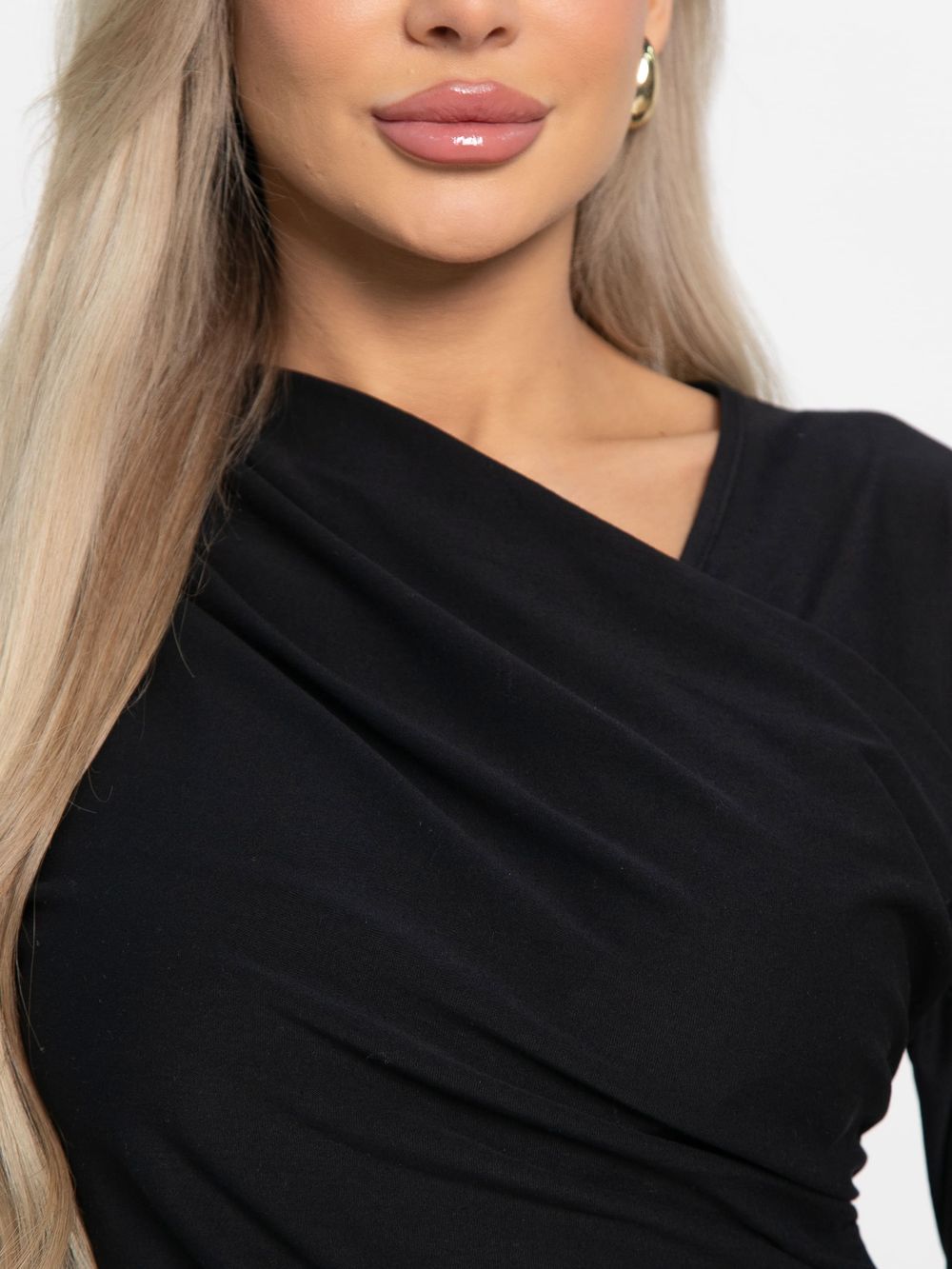 Лонгслив Стильный вызов (черный) Б15175-25М LT Collection